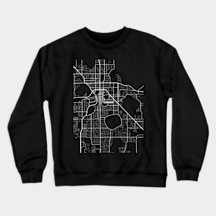 Lakeland Florida Map | Map Of Lakeland Florida | Lakeland Map Crewneck Sweatshirt